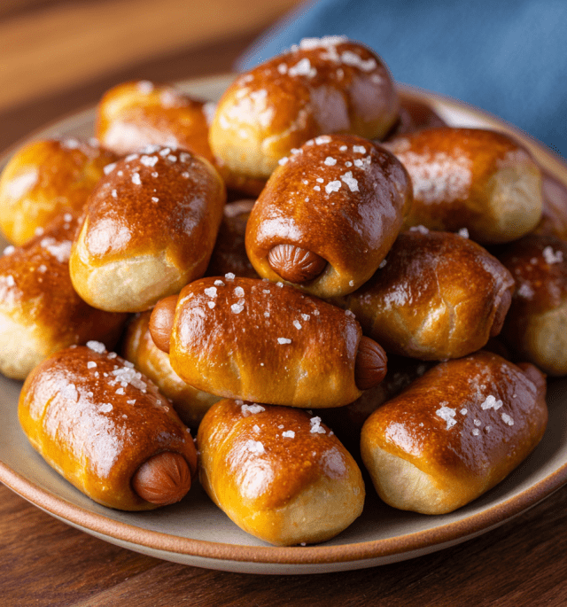 Mini Pretzel Dog Bites