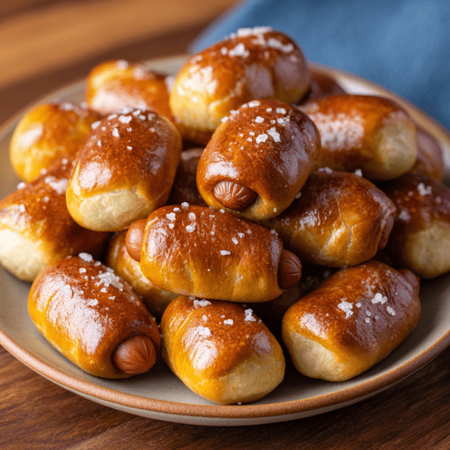 Mini Pretzel Dog Bites