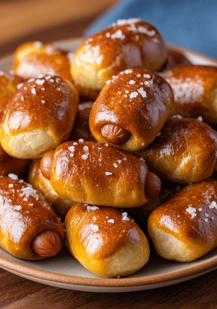 Mini Pretzel Dog Bites