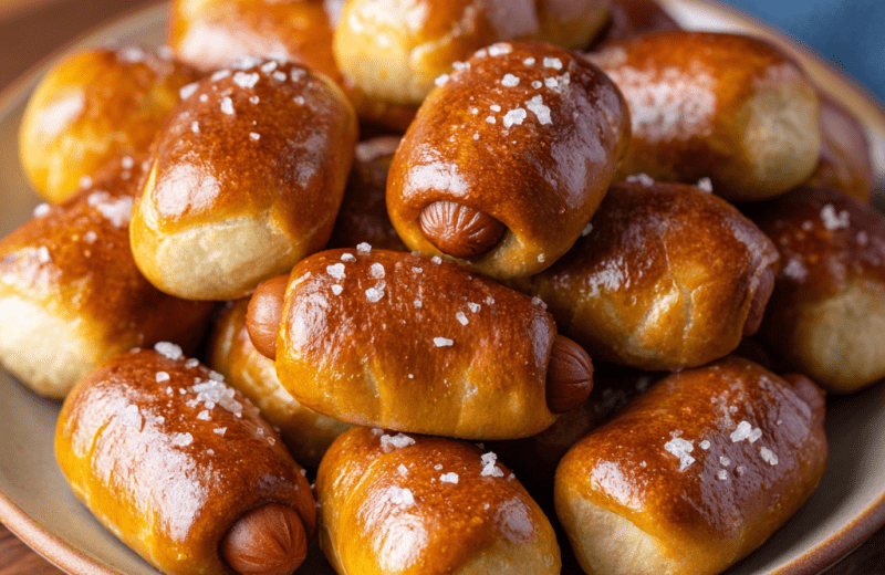 Mini Pretzel Dog Bites