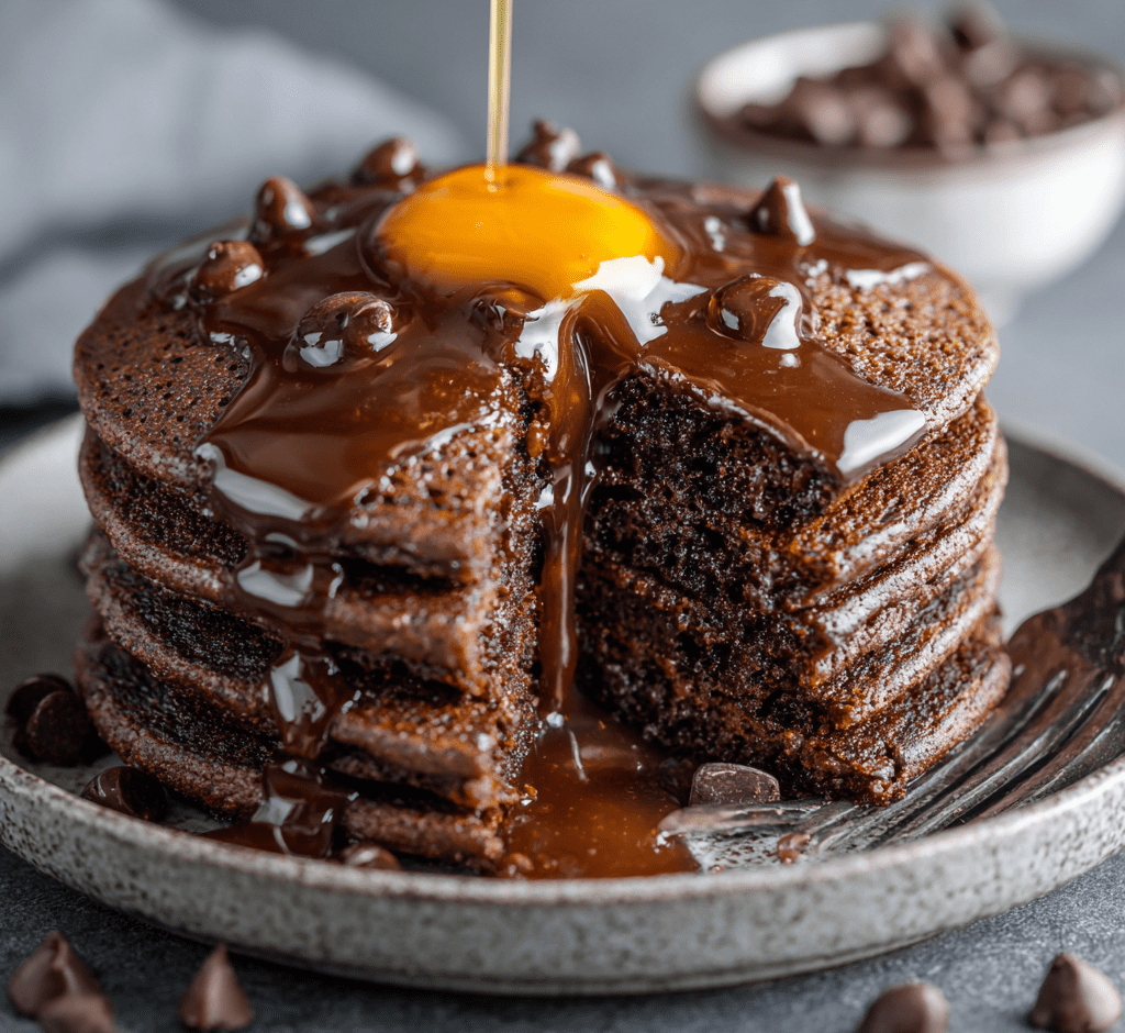 Decadent Chocolate Pancakes Recipe