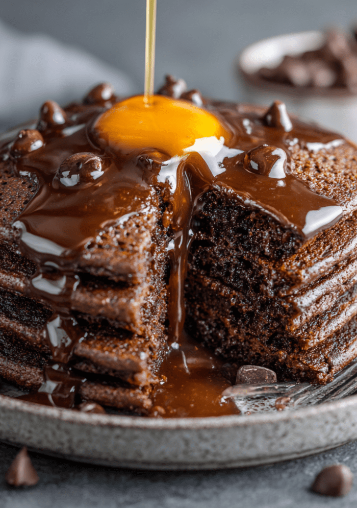 Decadent Chocolate Pancakes Recipe