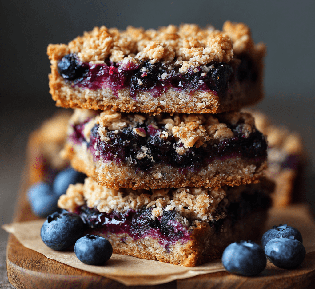 Blueberry Oatmeal Bars