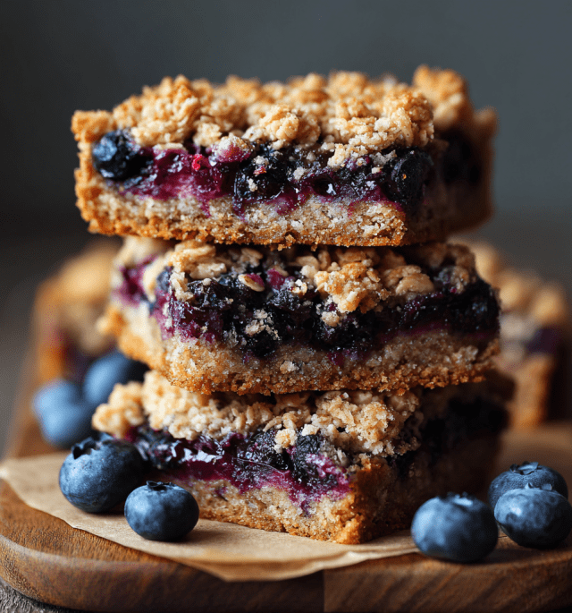 Blueberry Oatmeal Bars