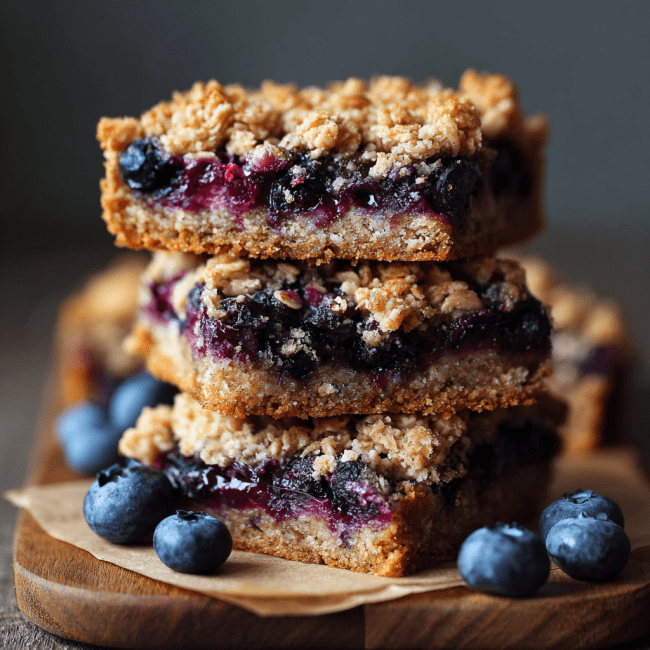 Blueberry Oatmeal Bars