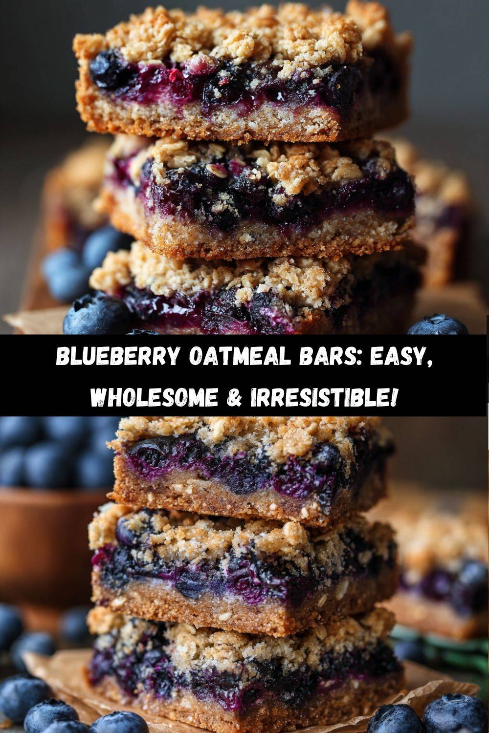 Blueberry Oatmeal Bars