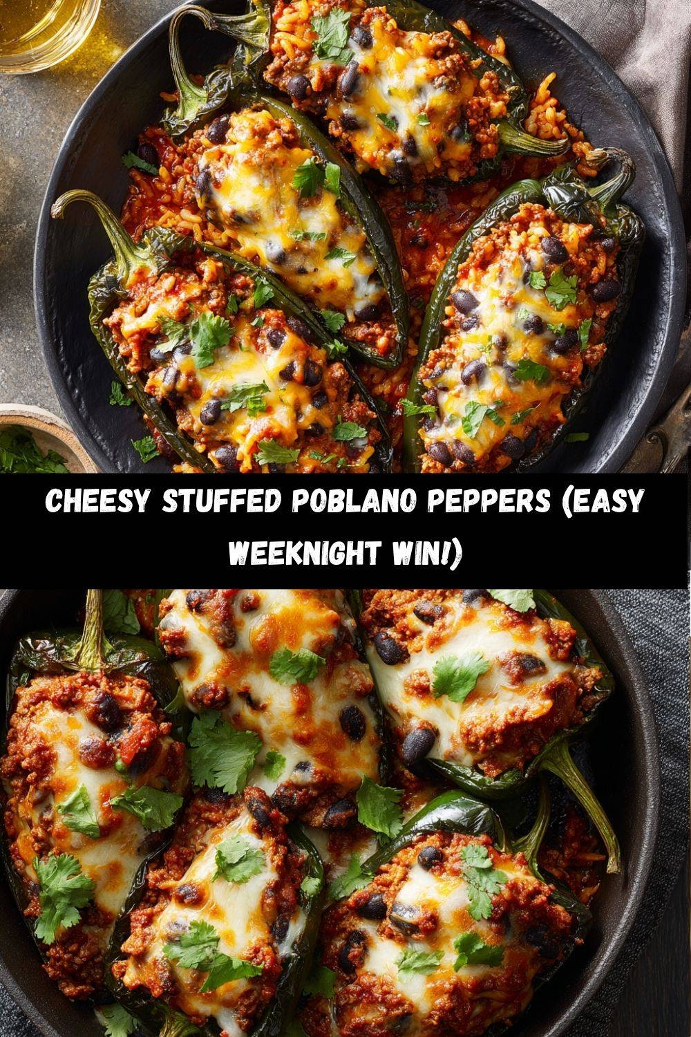 Stuffed Poblano Peppers