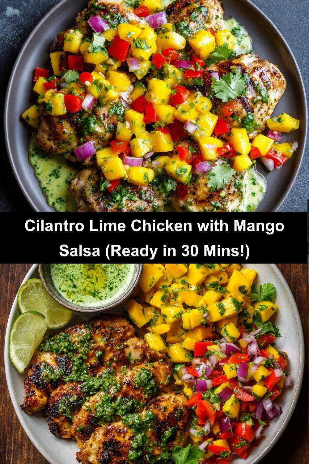 Cilantro Lime Chicken With Mango Salsa