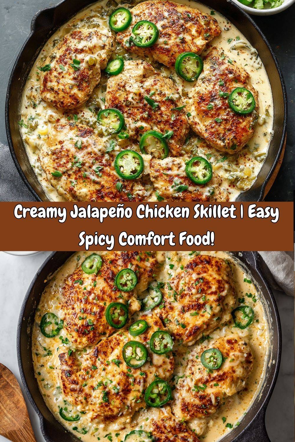 Creamy Jalapeño Chicken Skillet
