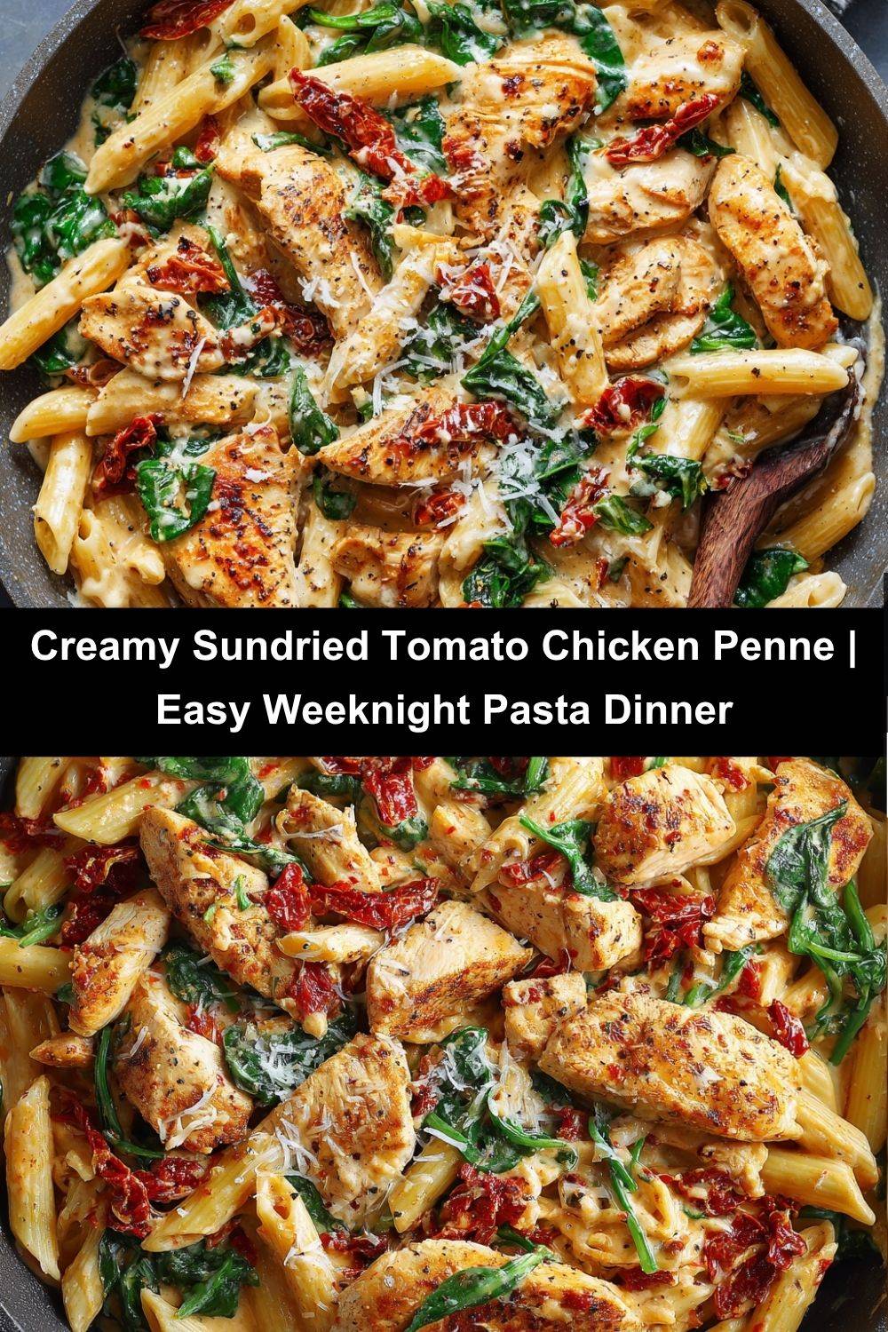 Creamy Sundried Tomato Chicken Penne Prep