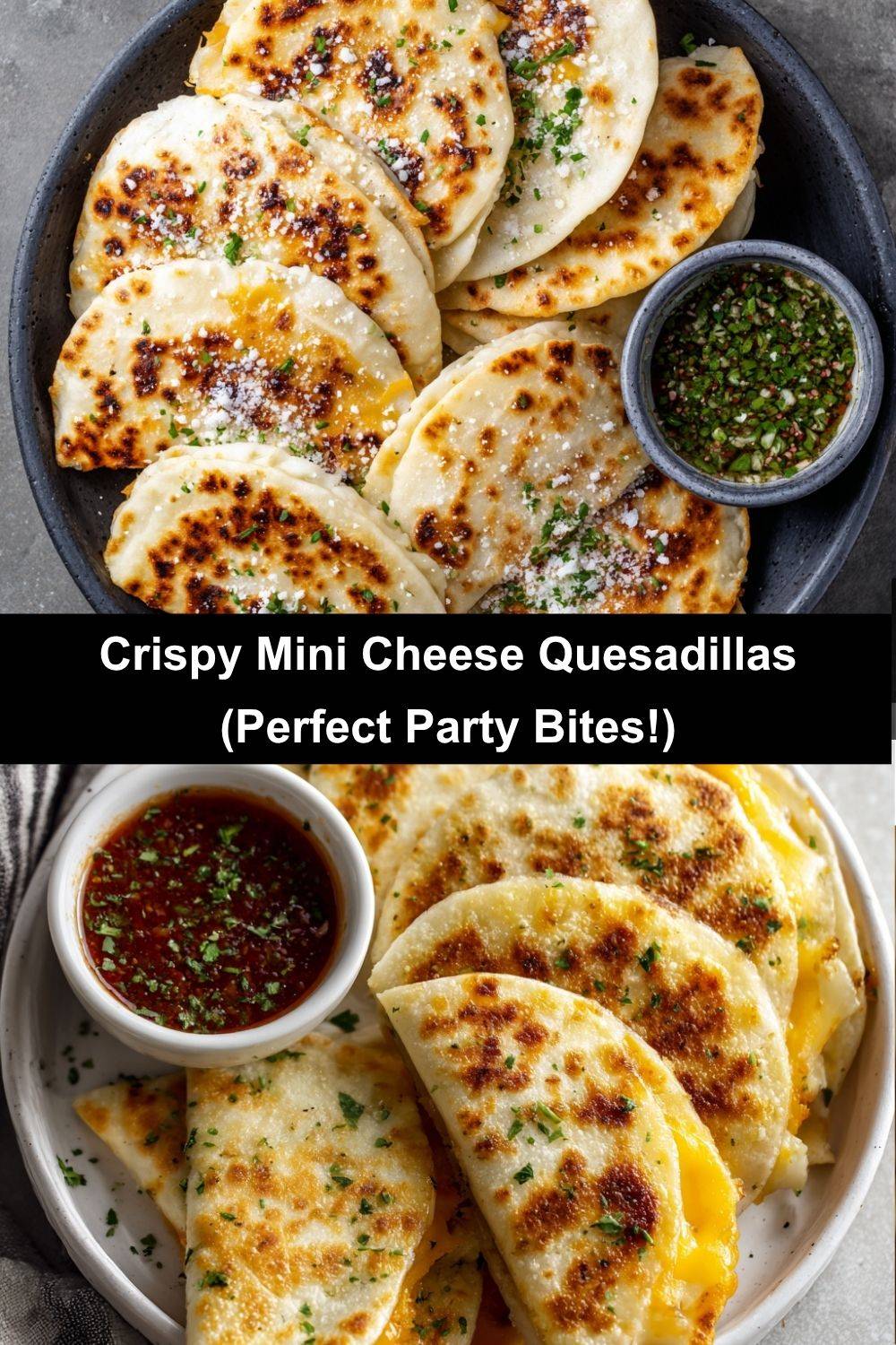 Mini Cheese Quesadillas