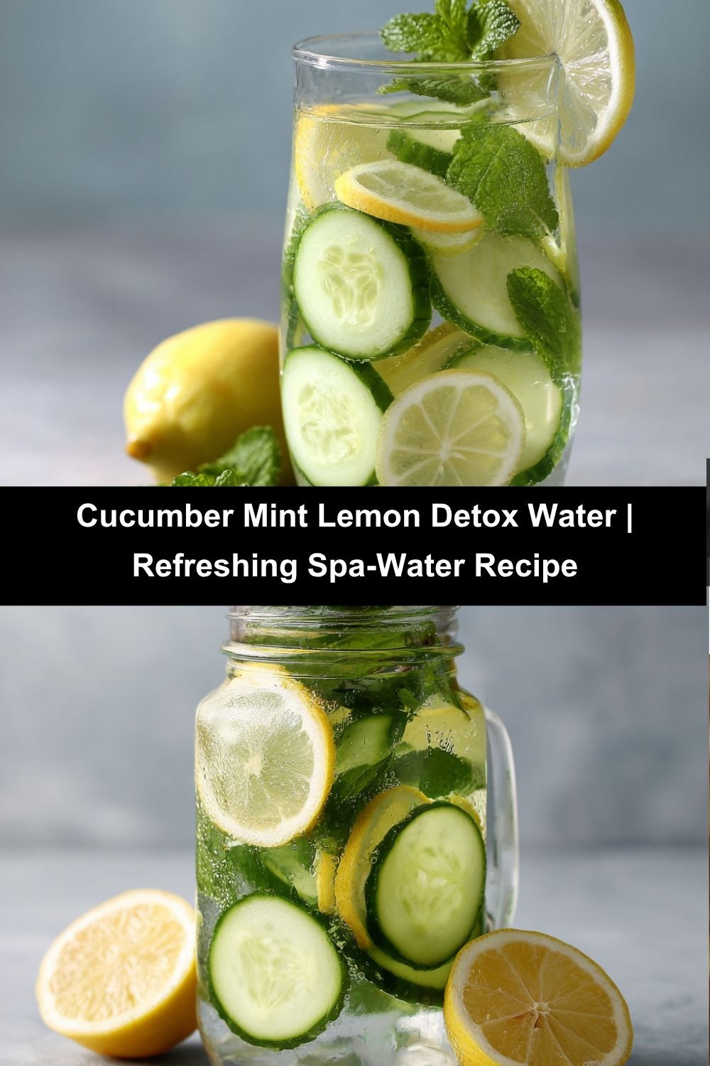 Cucumber Mint Lemon Detox