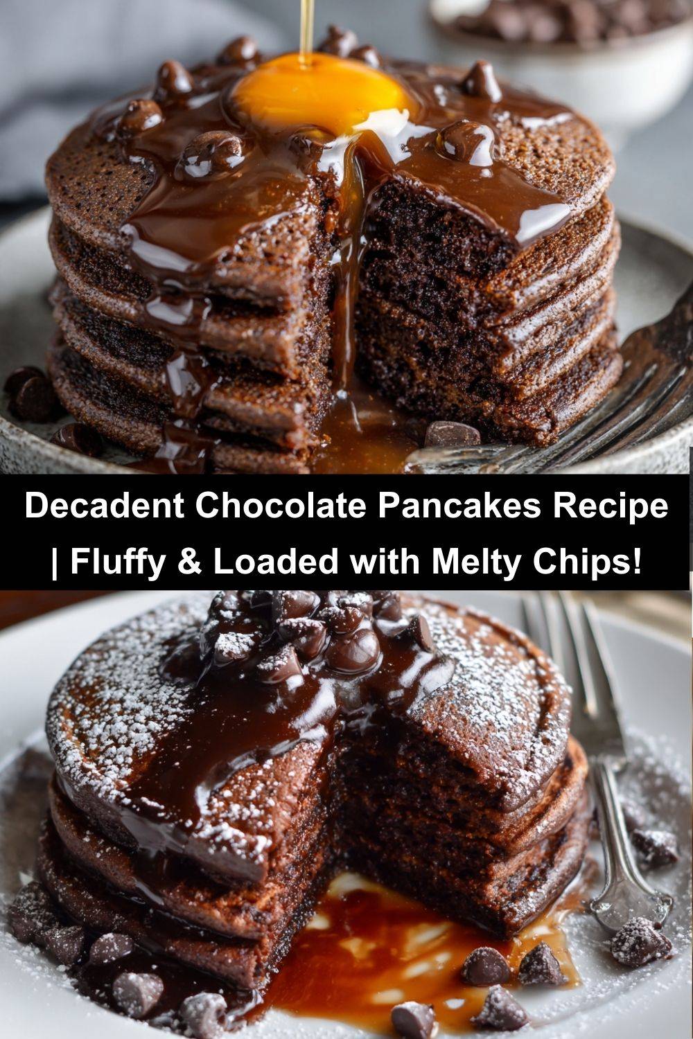 Decadent Chocolate Pancakes Recipe