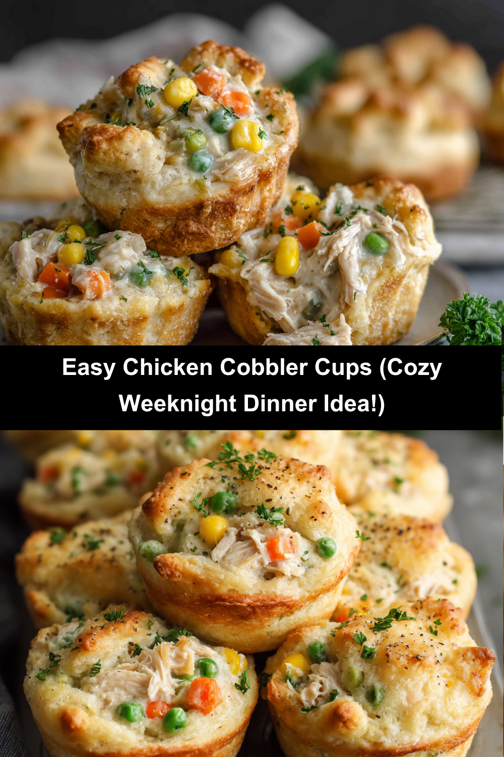 Chicken Cobbler Cups