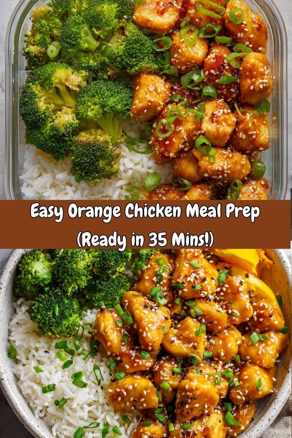 Easy Orange Chicken Meal Prep