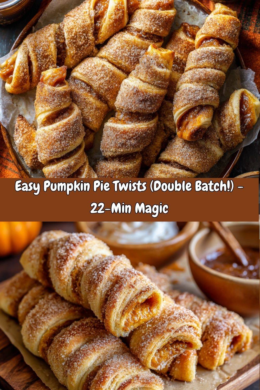 Easy Pumpkin Pie Twists