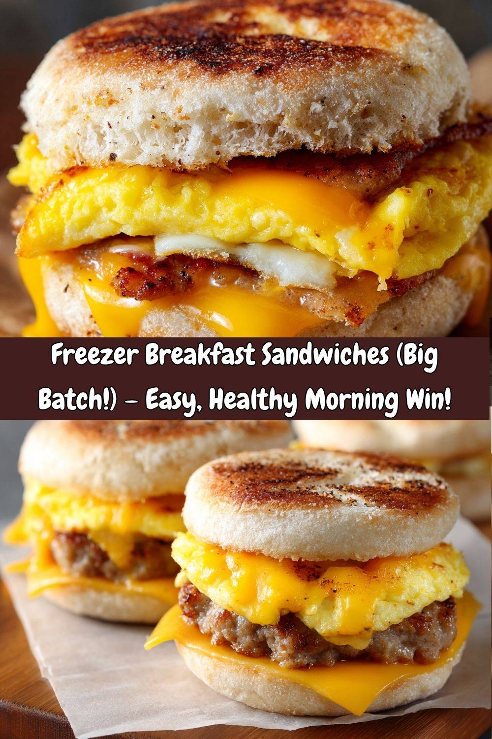 Freezer Breakfast Sandwiches