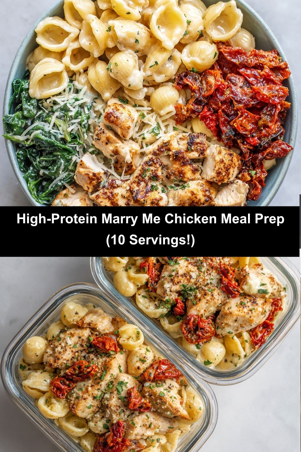 High-Protein Marry Me Chicken Meal Prep Bowls
