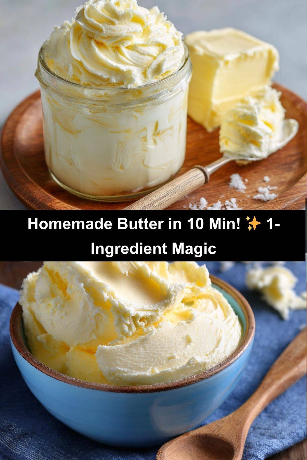 Homemade Butter (Just 1 Ingredient!)