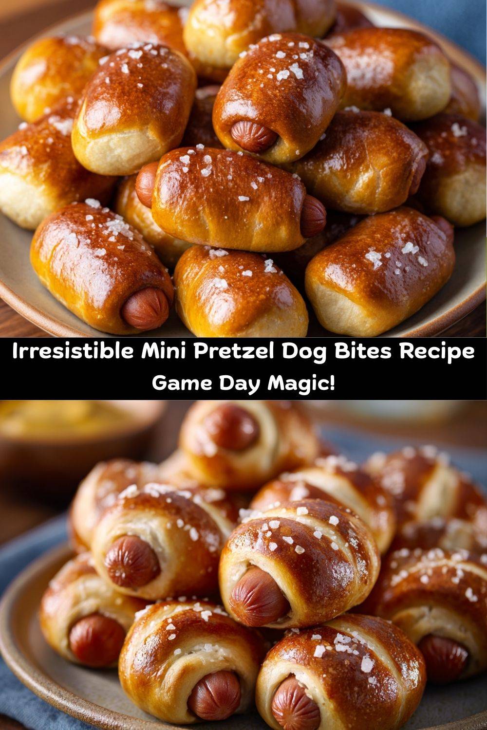 Mini Pretzel Dog Bites