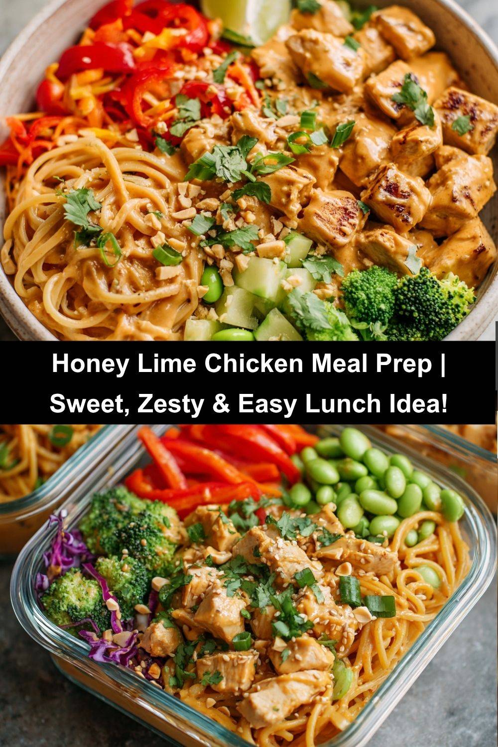 Meal Prep Honey Lime Chicken