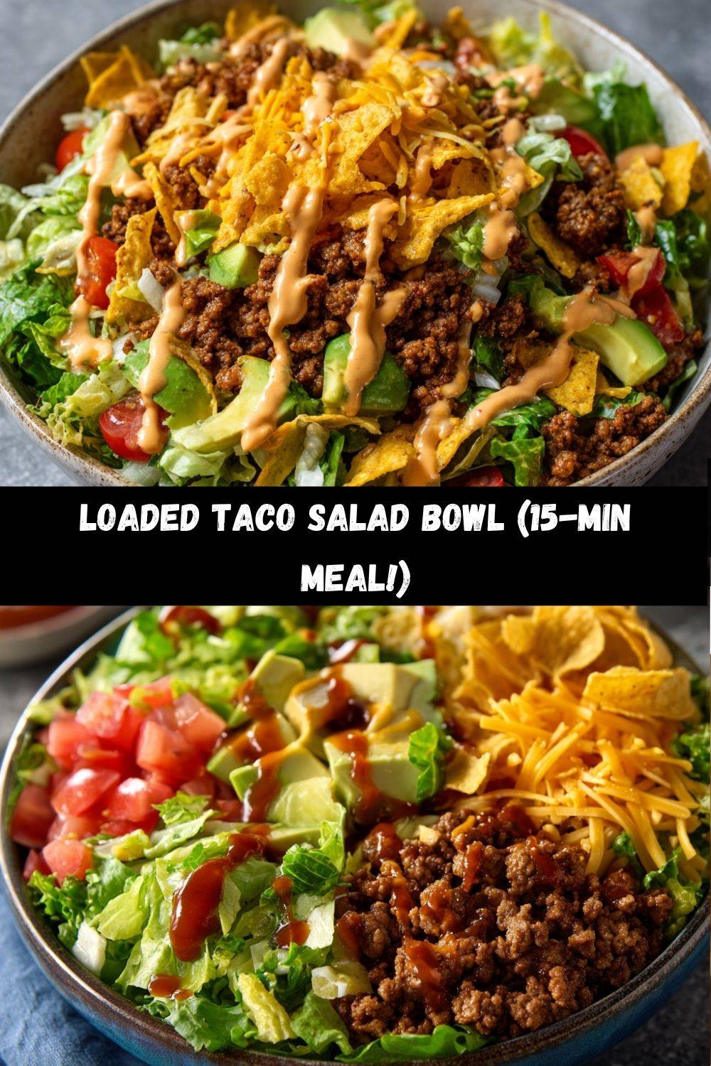 Loaded Taco Salad Bowl
