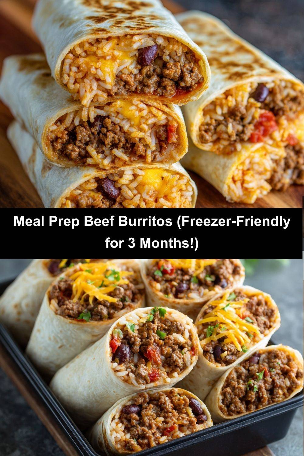 Meal Prep Beef Burritos
