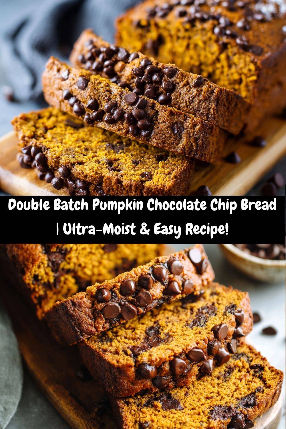 Pumpkin Chocolate Chip Bread