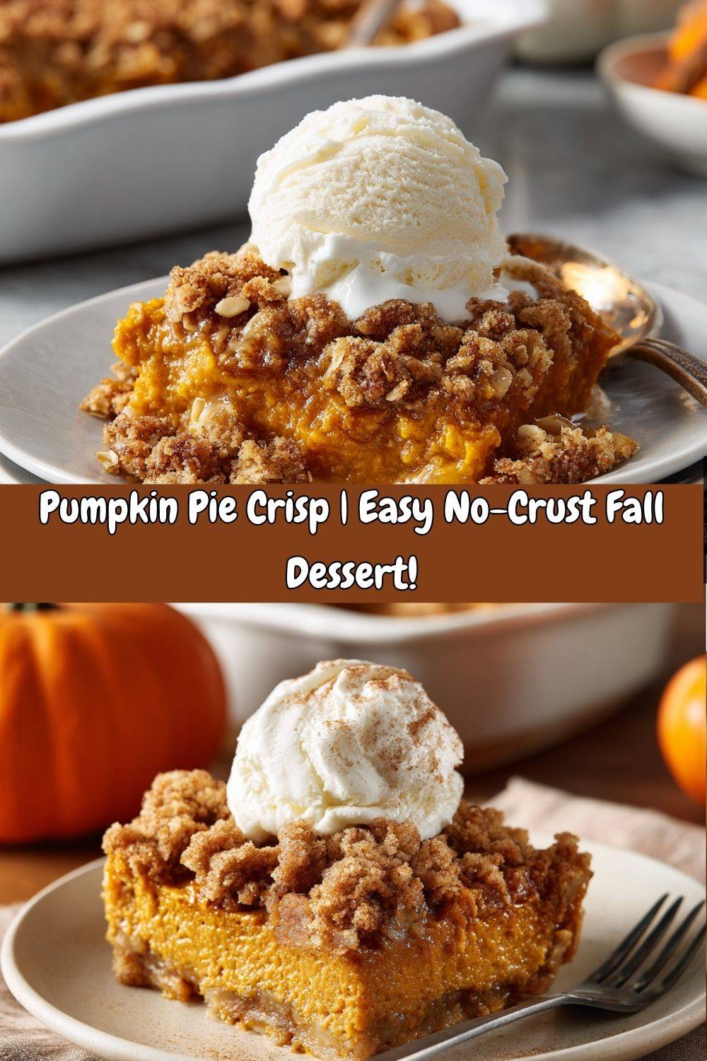Pumpkin Pie Crisp