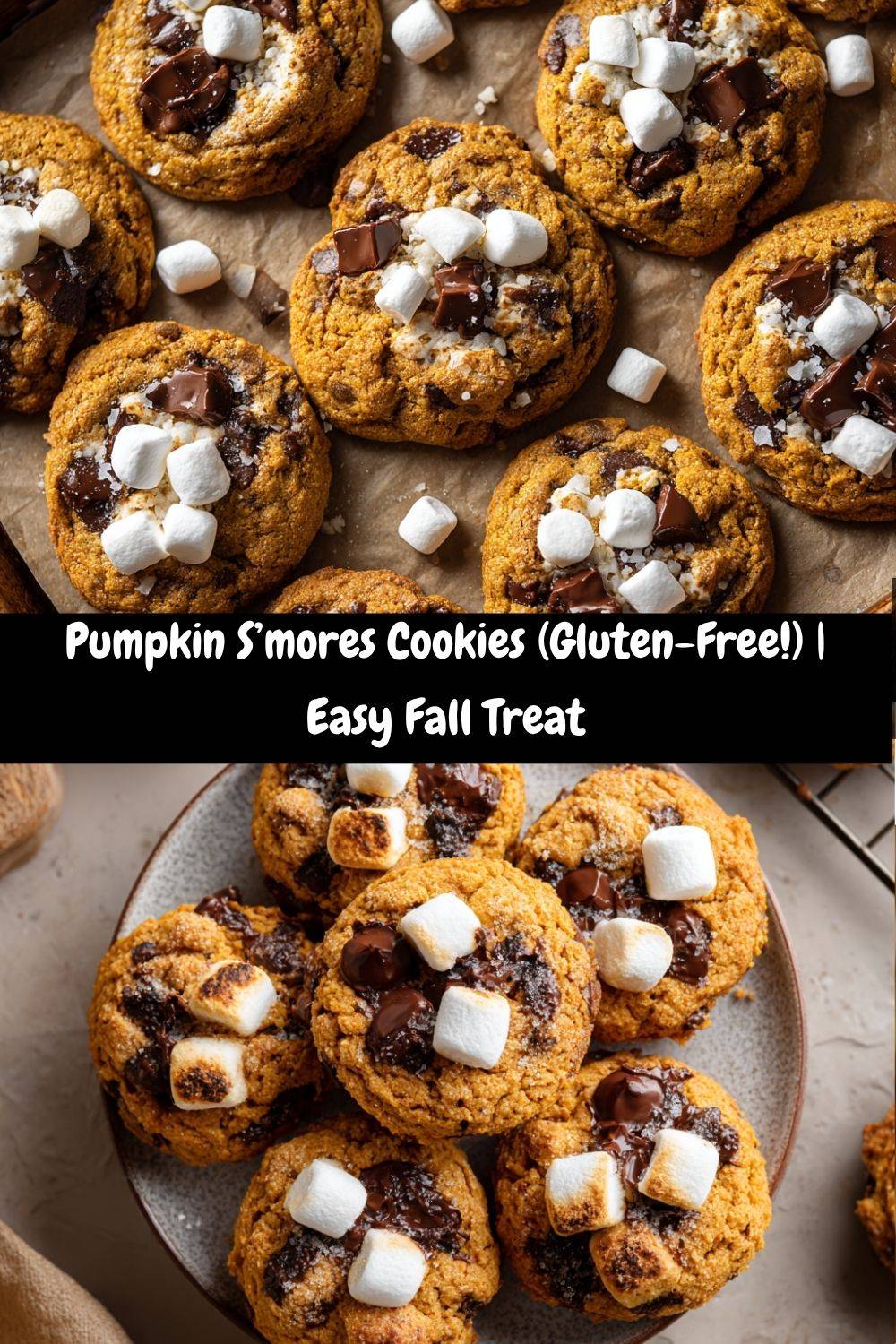 Pumpkin S’mores Cookies