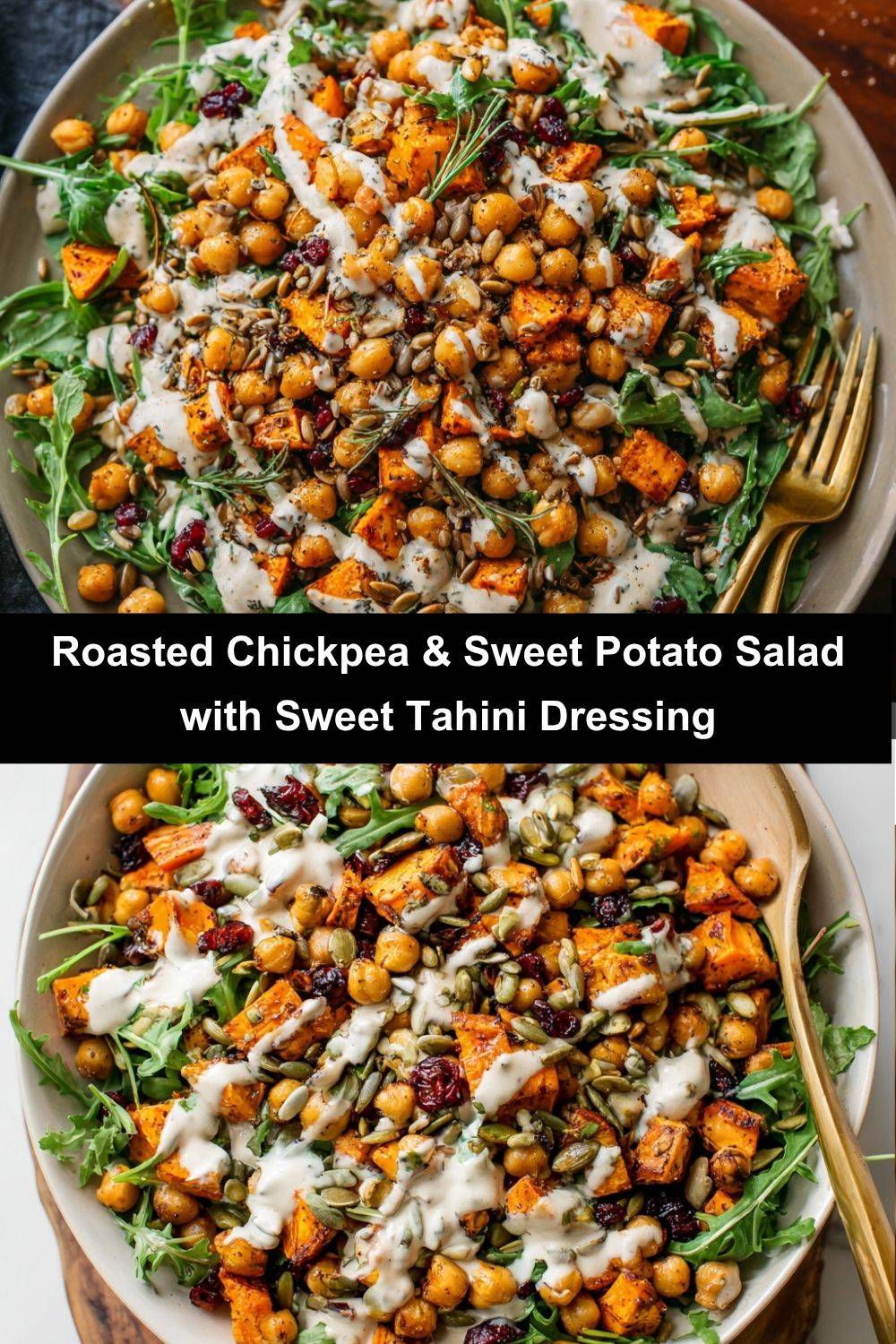 Roasted Chickpea and Sweet Potato Salad