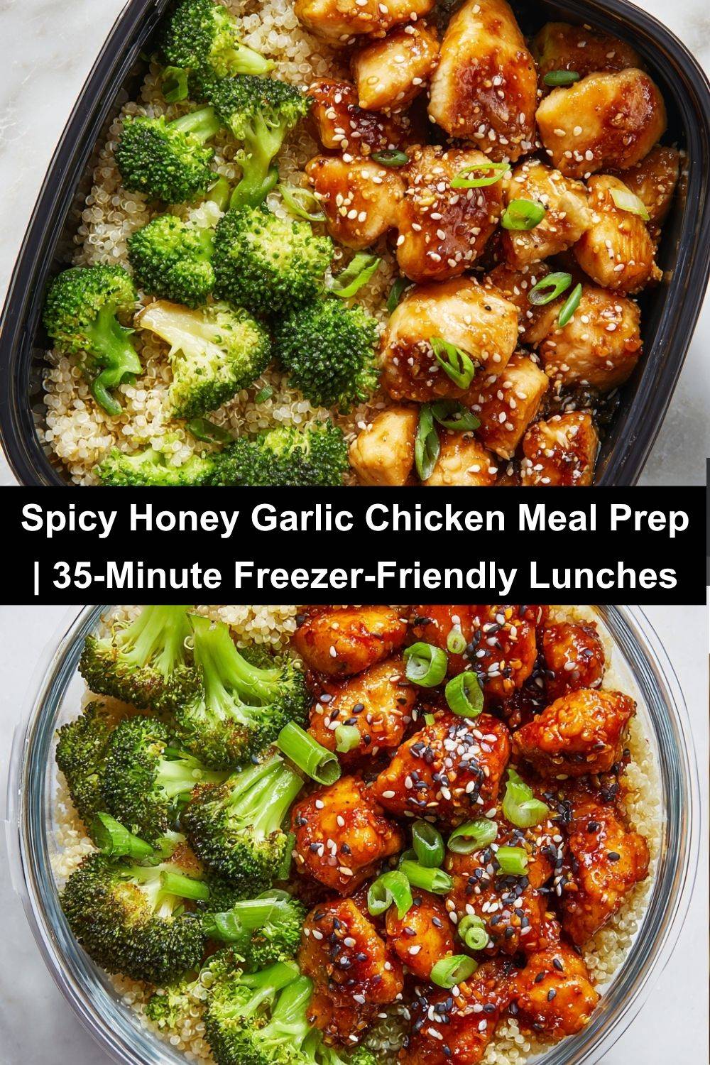 Honey Garlic Chicken Meal Prep