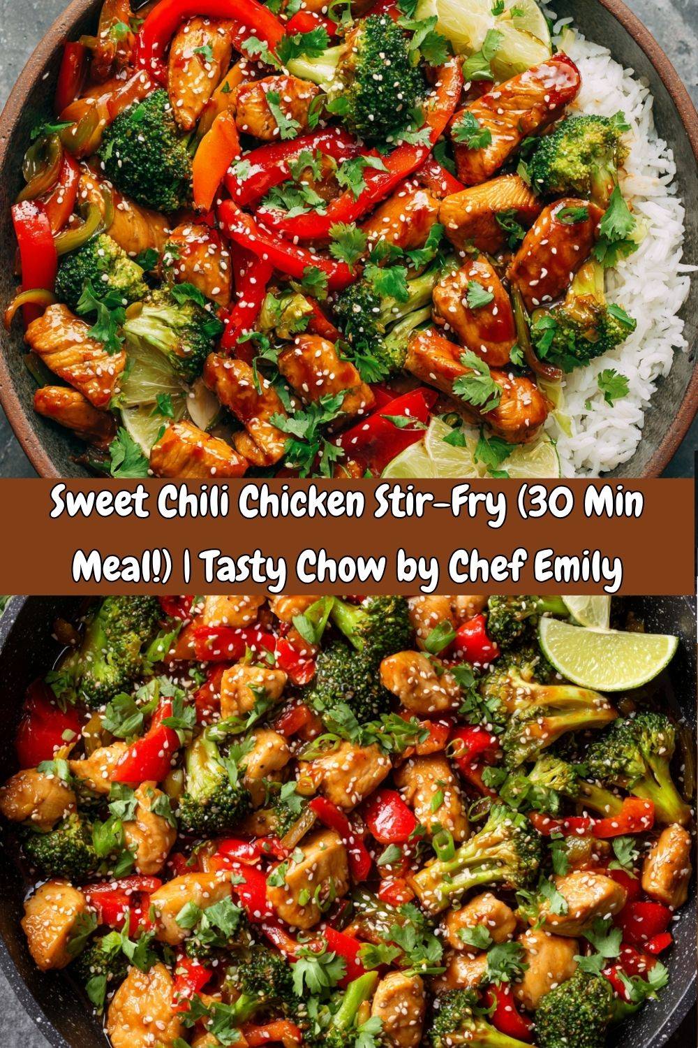 Sweet Chili Chicken Stir-Fry with Broccoli & Peppers