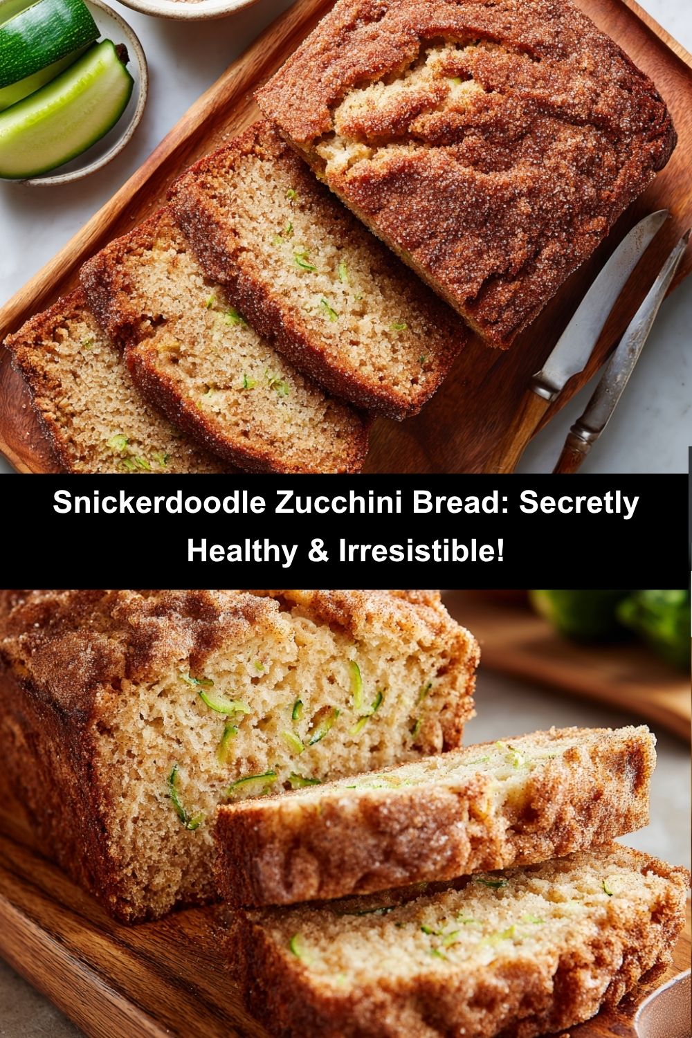 The Best Snickerdoodle Zucchini Bread