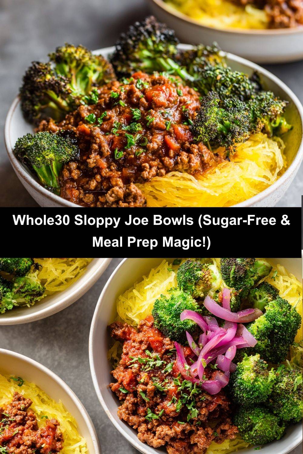 Whole30 Sloppy Joe Bowls