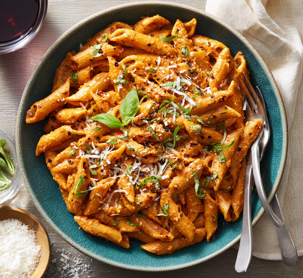 Creamy Tomato Pesto Pasta
