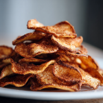 Vegan Cinnamon Apple Crisps