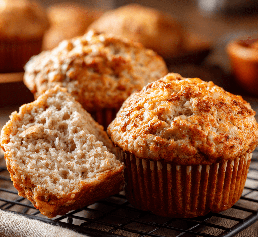 Spiced Cottage Cheese Muffins