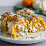 Butternut Squash Alfredo Lasagna Roll-Ups