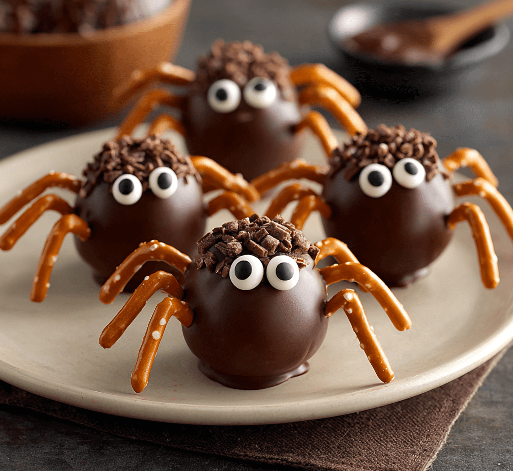 Spider Truffle Pops