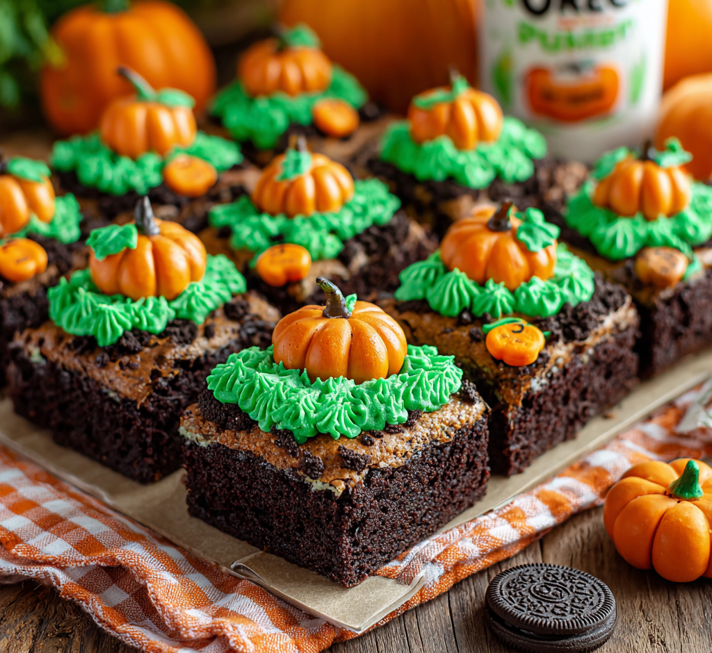 Pumpkin Patch Brownies