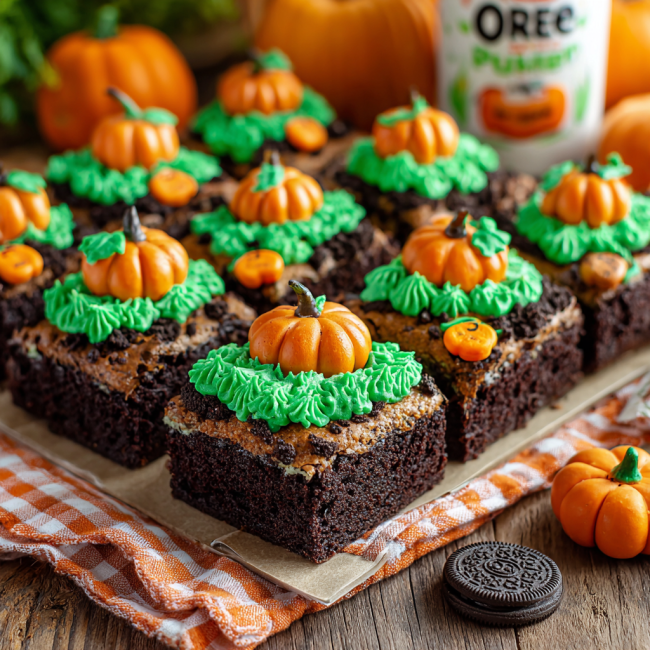 Pumpkin Patch Brownies