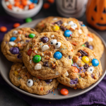 Midnight M&M Halloween Cookies