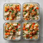 MEAL PREP CHICKEN POT PIE BOWLS