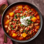 Autumn Turkey & Butternut Squash Chili
