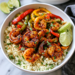 Spicy Shrimp & Cauliflower Rice Bowl