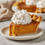 Pumpkin Pie with Whipped Cream