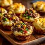 Beefy Shepherd’s Pie Muffins