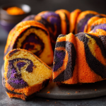 Spooky Swirl Halloween Bundt Cake