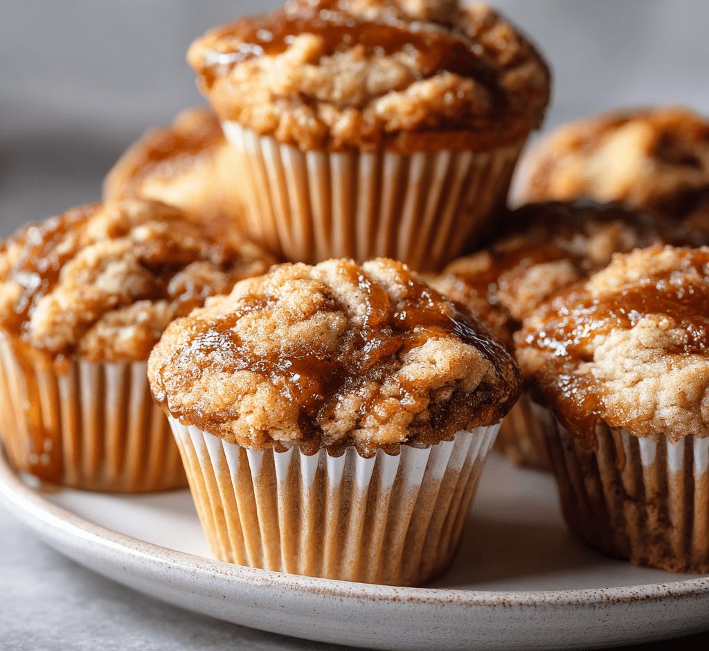 Apple Butter Swirled Muffins